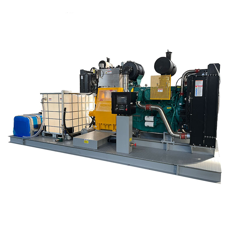 Machine de pompe à haute pression entraînée par moteur diesel de 40 000 PSI